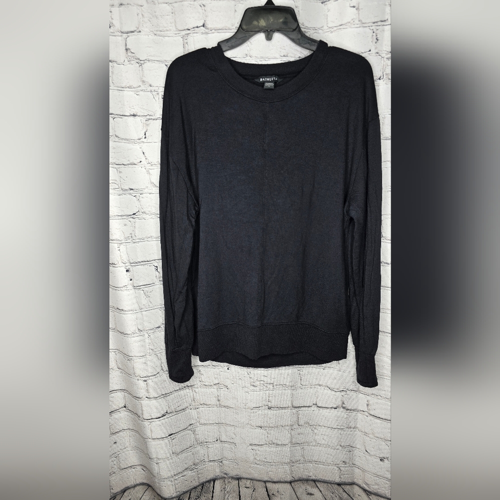 Athleta Supet Moon Black Sweater Size Medium
